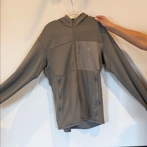 Arc'teryx Taupe Full-Zip Jacket